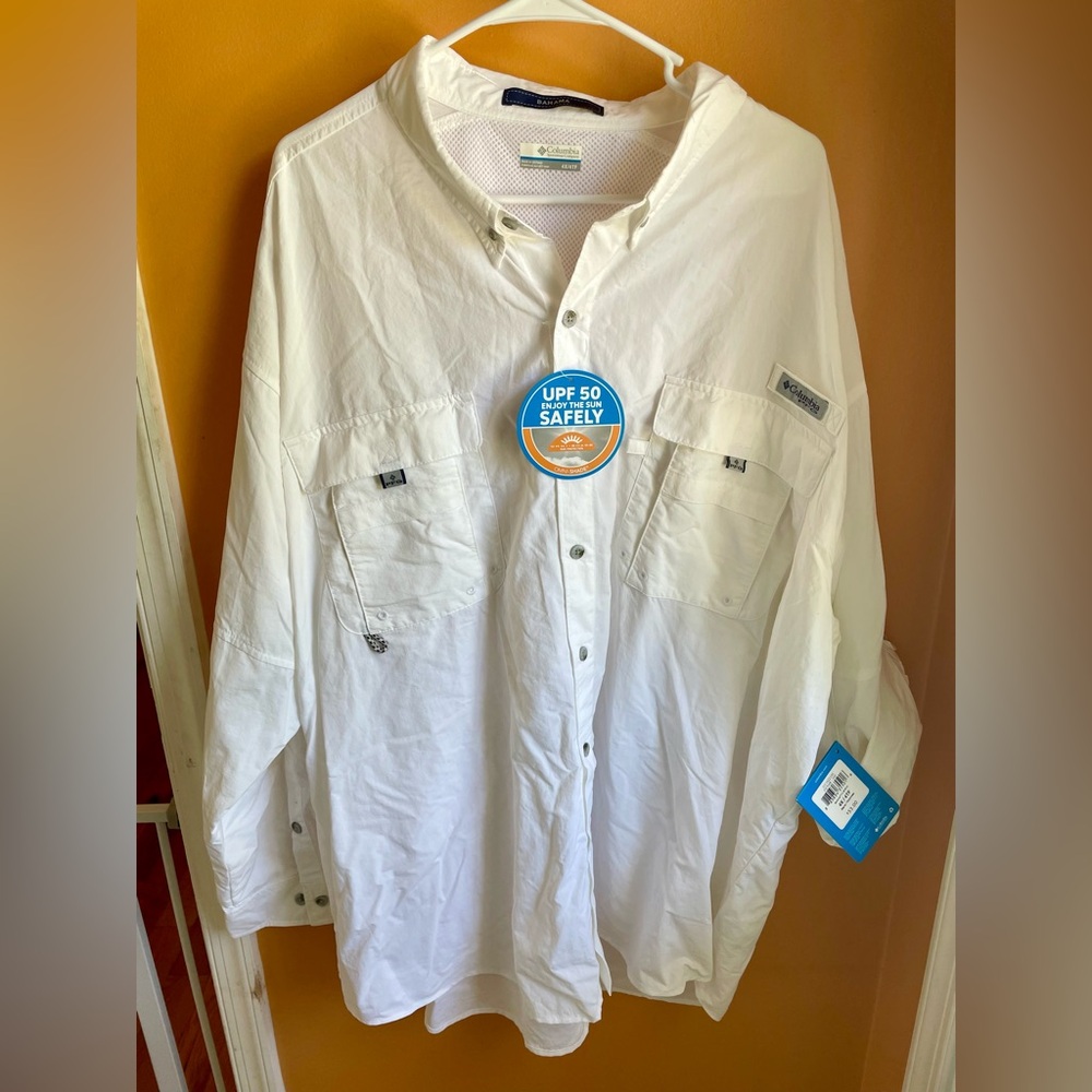 Mens Columbia White shirt - NWT